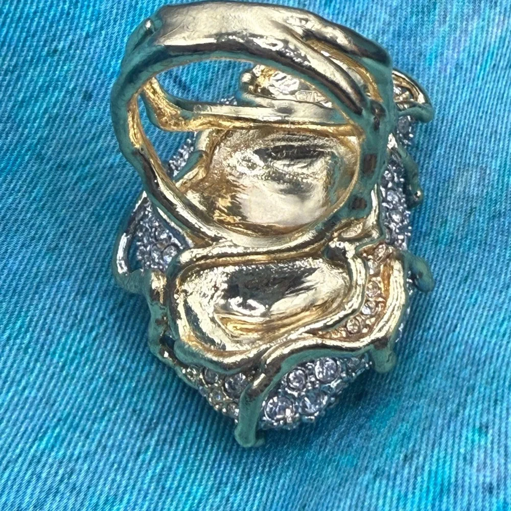 Alexis Bittar Solanales Large Crystal Pave Geode Ring